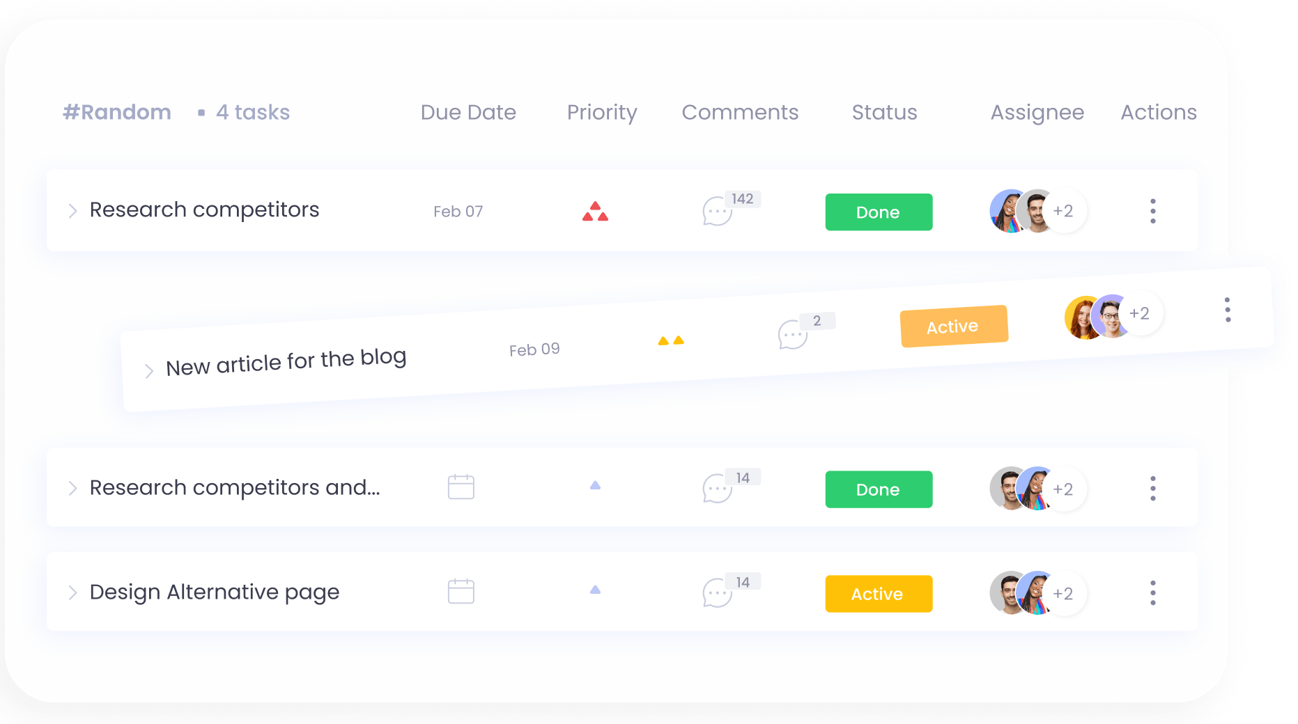 Organize and track employee tasks