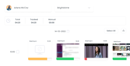 Time Tracker with Screenshots Track work through screenshots